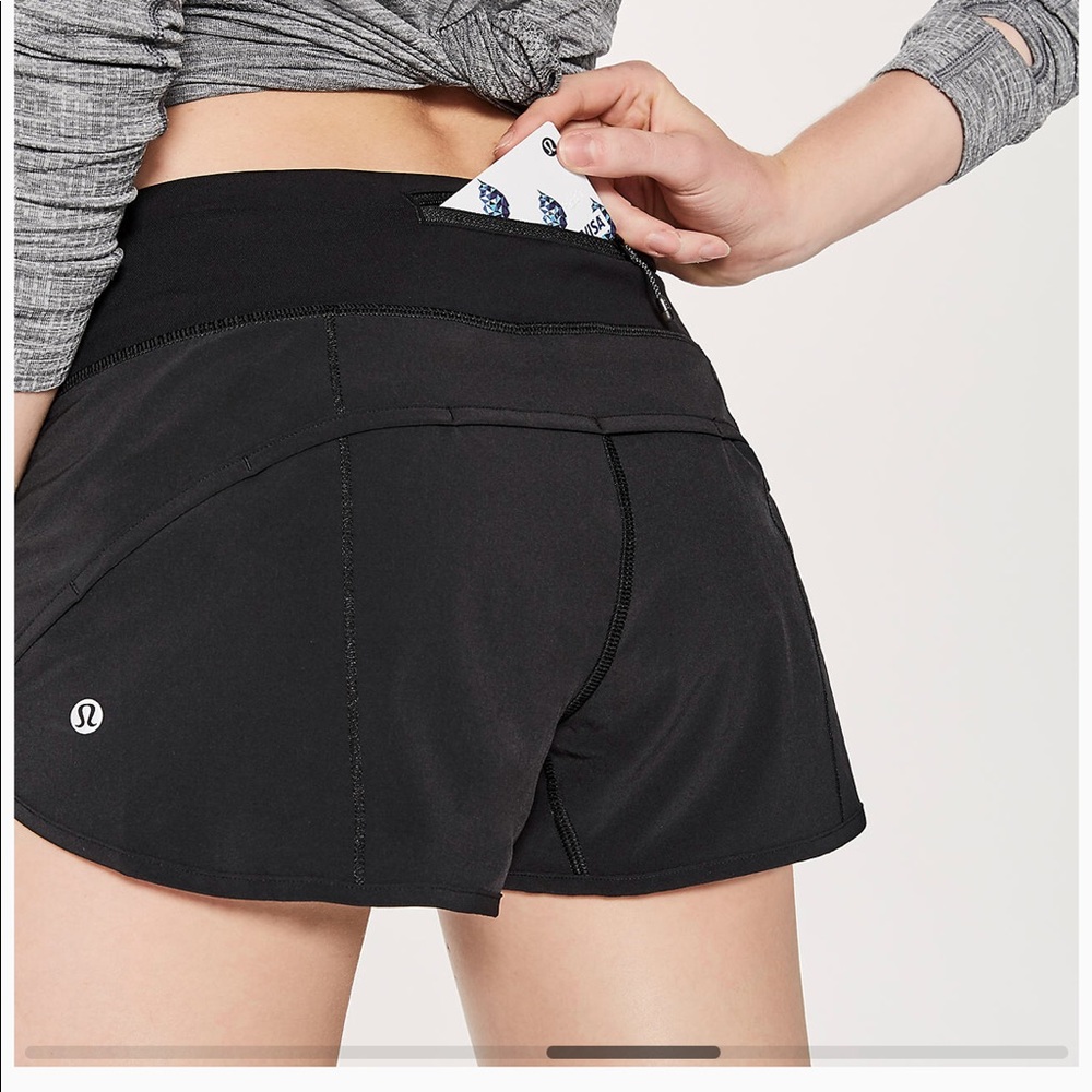 Lululemon speed 4-way shorts 2.5